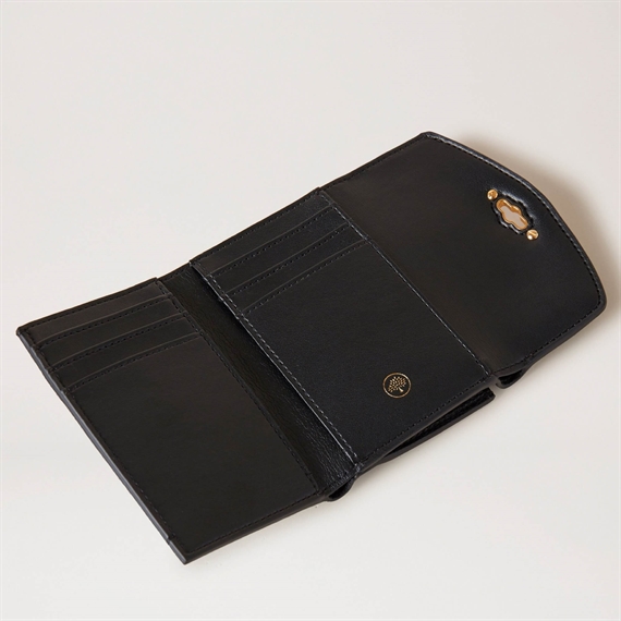 Mulberry Darley Folded Multi-Card Wallet Black 